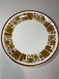 MCM 12' Round Platter ESPERANTO PANORAMA  Ceramic Guild Cake Plate