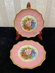 2 Piece Aynsley Vintage Plate