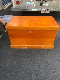 Sea Chest Used By USMC Lieutenant In Pre WWI