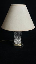 Small Crystal Based Table Lamp