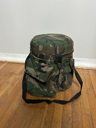 Camouflage Hunting Bucket With Styrofoam Cooler