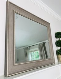 Large Mirror With Beveled Glass