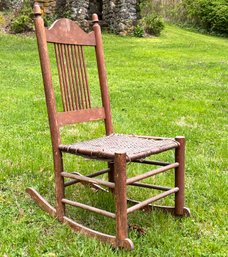 An Antique Rocking Chair - AS IS