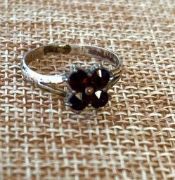 Vintage 4 Stone Garnet Ring