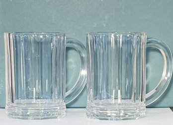 Pair Of Tiffany & Co. Windham 16oz. Crystal Beer Mug