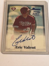 Eric Valent 2000 Bowman Rookie Auto