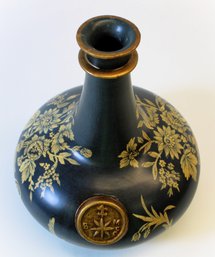 Vintage Toyo Bringier McConnell Black Ceramic Vase