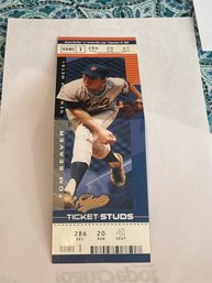 Tom Seaver 2004 Fleer Authentic Ticket Stubs Insert