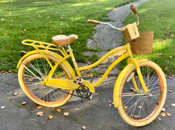 Cool Huffy Yellow Bike ~ Nel Lusso ~ 26 Inch Girls