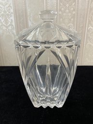 Crystal Glass Esprit Biscuit Barrel