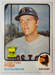 1973 Topps #193 Carlton Fisk Rookie Cup