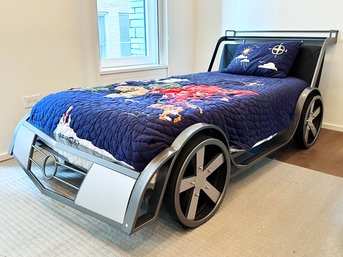 A Fantastic Race Car Themed Bed And Bedding: For The Young, Or Young At Heart