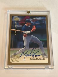 Mark Quinn 1999 Topps Traded Rookie Auto