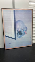 Japanese Cat 24x31 Oide Makuto Framed Poster Glass