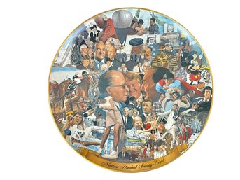 1978 Ghent Collection Memory Plate (Yankees, King Tut & More) By Alton Tobey - First Issue Number 981 /1978.