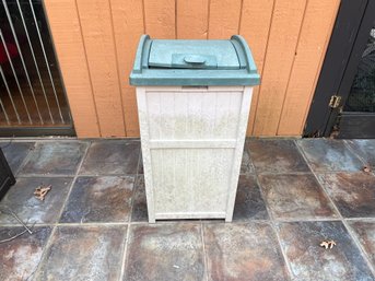 Suncast Outdoor Trash Can