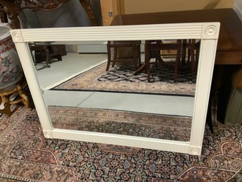 Large Mirror With Cream Frame