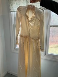 Vintage Satin Wedding Dress