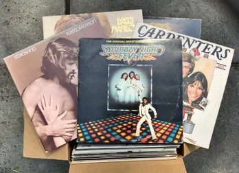 Vintage Vinyl Album Lot ~14 Albums ~ Barbara Streisand, Carpenters, Movie Soundtracks & More