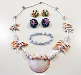 Vintage Costume Jewelry Collection - Shells And More!