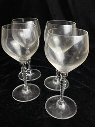 Mid Century Wine Glasses