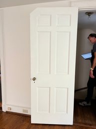 A Collection Of 10 Solid Wood Doors - Most With Brass Hardware - 1 Of 2