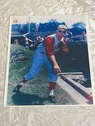 Ryne Duren Signed 8x10 Photo Reds Yankees