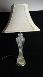 Cut Glass Based Lamp