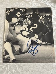 Phil Simms Signed Magazine Cutout Photo Giants