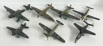 Lot Of Vintage WWII Model Planes