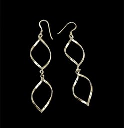 Sterling Silver Long Dangle Earrings