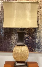 Large Chic Textured Resin Table Lamp