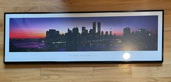 Large Manhattan Skyline Print