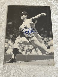 Fritz Peterson Signed Magazine Cutout PSA Yankees