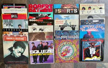 1980s Vinyl Album Collection Including Squeeze, Eurythmics, Simply Red & More