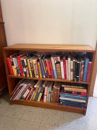 2 Shelves Worth Of Books (not The Book Shelf Itself)