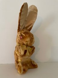 1950' Stuffed Bunny By Columbia Toys. 14' Tall