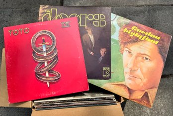 Vintage Vinyl Album Lot ~ 10 Albums ~ The Doors, Gordon Lightfoot, TOTO & More
