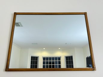 Antique Wood Frame Mirror