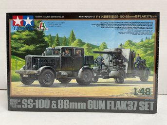 Tamiya Italeri ,SS-100& 88mm Gun FLAK37 Set. 1/48 Scale Model Kit (#81)