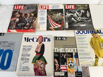 Vintage 1950's - 1970's Magazines - Life, Look, Journal & McCalls
