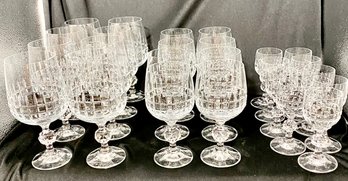 Vintage 25 Piece Belfast By Bohemia Crystal-crystalex