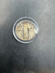 1927 Standing Liberty Silver Quarter