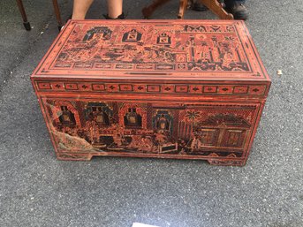 Beautifully Decorated Late Victorian Box