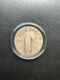 1928-D Standing Liberty Silver Quarter