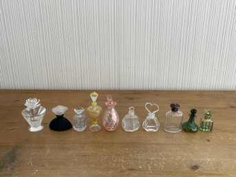 Lot Of 10 Small Perfume Bottles