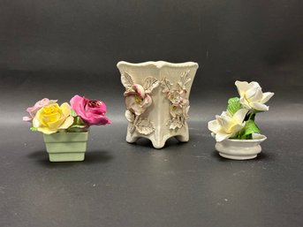 A Selection Of Vintage Capodimonte-Style Ceramics