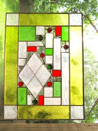 Arts And Crafts  Stained Glass Window Hanging