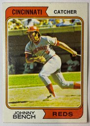 1974 Topps #10 Johnny Bench