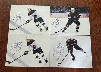 Lot Of 4 Kevin Shattenkirk Signed 11x14 Photo Rangers